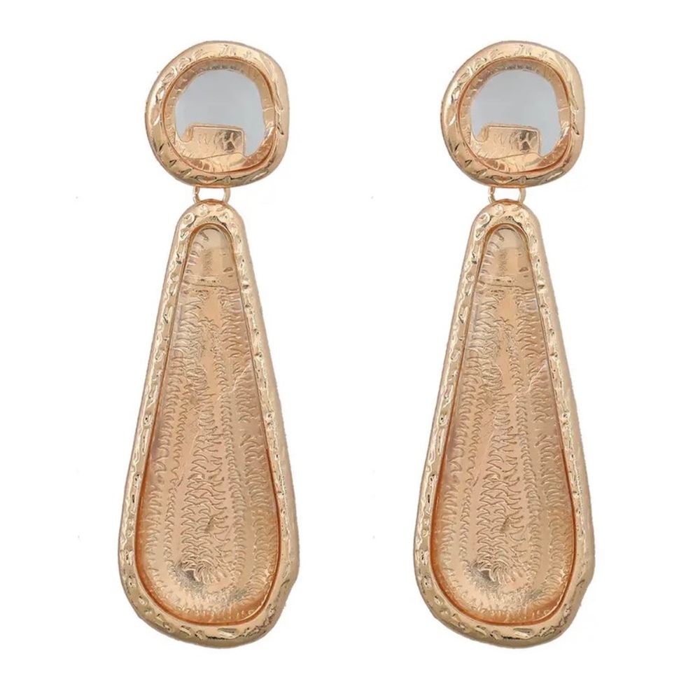 Gold Drop Dangle Earrings